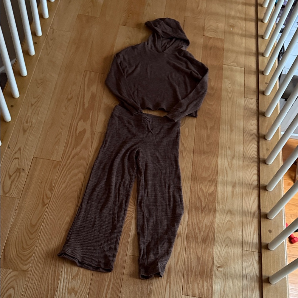 Old Navy Kids Brown Wide Leg Set